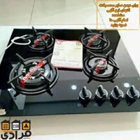 گاز ۴شعله شیشه ای با قیمت مناسب|اجاق گاز و لوازم برقی پخت‌وپز|رشت, گیل|دیوار
