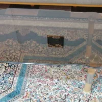 میز شیشه ای جلو مبلی