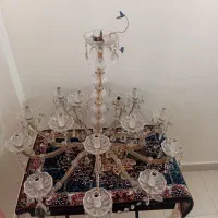 3 عدد لوستر سالم کریستال و ساده