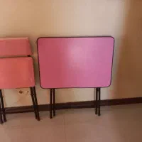 میزتحریر و صندلی صورتی