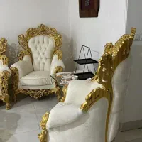 سرویس مبلمان و میز ناهارخوری و میز سلف فاخر سلطنتی|مبلمان خانگی و میز عسلی|اهواز, زیتون کارمندی|دیوار