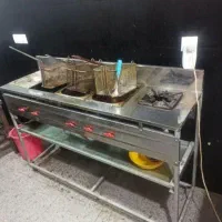 اجاق گاز صنعتی 5شعله مخصوص فست فود