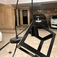 لوستر مکعبی تک با بست دیوار و کابل بلند