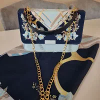 کیف مجلسی ست کیف و روسری نو مناسب هدیه روز مادر|لباس|پردیس, فاز ۳|دیوار