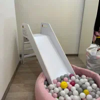 سرسره ام دی اف با استخر توپ