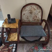 میز تلفن چوبی و سالم