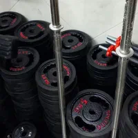 پکیج وزنه فلزی +دسته دمبل+میله هالتر|تجهیزات ورزشی|تهران, افسریه شمالی|دیوار