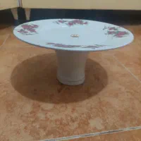 ظرف پایه دار گل سرخی|سرویس روتختی|کرمان, |دیوار