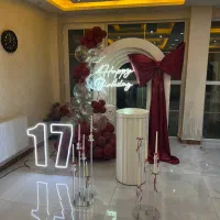 بادکنک آرایی و تم تولد و اجاره تجهیزات صومعه سرا