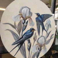 تابلو نقاشی گرد