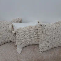 کوسن مکرومه بافی