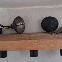 لوستر چوبی-فلزی|لوستر و چراغ آویز|سنندج, |دیوار