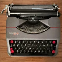 ماشین تایپ عتیقه سوییسی