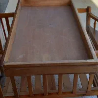 گهواره چوبی|تخت و صندلی بچه|مشهد, توس (بلوار توس)|دیوار