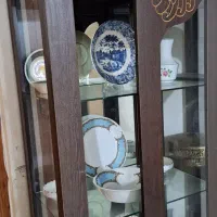 بوفه یا ویترین ظرف|بوفه، ویترین، کنسول|آستانه سرا, |دیوار