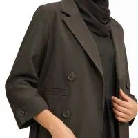 کت شلوار جیب پاکتی پارچه بزیاق کد ۱۸۵۲