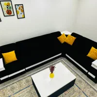 مبل طرح L هفت نفره تمیز|مبلمان خانگی و میز عسلی|گنبد کاووس, |دیوار