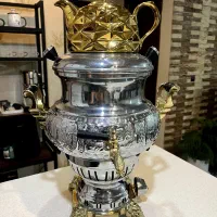 سماور سه تیکه گازی 8 لیتری تابا