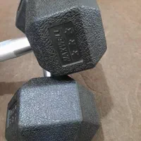 دمبل مکسول Maxwell روکش چرم اصل|تجهیزات ورزشی|شیراز, کوشک میدان|دیوار