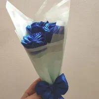 دسته گل روبانی|گل مصنوعی|گرگان, |دیوار