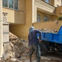 نیسان کمپرسی(تناژ بالا)آجر آهک شن وماسه پسته چینی|خدمات حمل و نقل|رفسنجان, |دیوار
