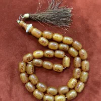 تسبیح کهربا شمش|کلکسیون اشیاء عتیقه|آمل, |دیوار