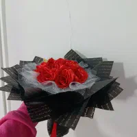 دسته گل روبانی حاضر و آماده تحویل|گل مصنوعی|کرمانشاه, |دیوار