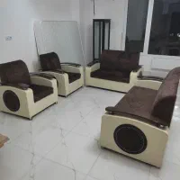 یک دست مبل ۸ نفره سالم در حد نو