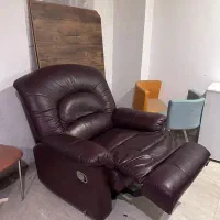 مبل راحتی چرم (تخت شو  یکنفره)