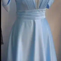 لباس آبی ساتن|لباس|بابکان, |دیوار