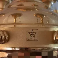 لوستر ستاره طلایی|لوستر و چراغ آویز|تبریز, |دیوار