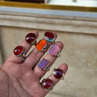 انگشتر عقیق یمن سرخ موجود