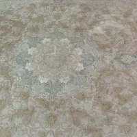 جفت ۱۲ متری ۱۲۰۰ شانه تمام نخ گل برجسته نو|فرش|ساوه, |دیوار