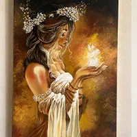 تابلو نقاشی رنگ روغن کار دست