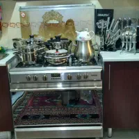 فر گاز ۵ شعله تمام استیل تکنو