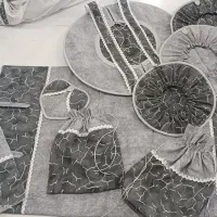 سرویس اشپزخانه|سفره، حوله، دستمال آشپزخانه|آباده, |دیوار