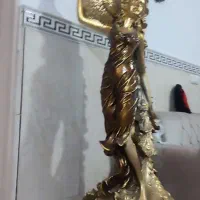 مجسمه پلی استر طلایی لامپ دار|مجسمه، تندیس، ماکت|اسلامشهر, شهرک واوان|دیوار