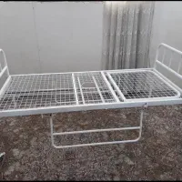 تخت بیمارستانی لگن دار دو شکن