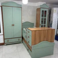 مجموعه تخت و کمد نوزاد و نوجوان خرگوشی