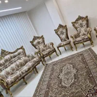 مبل سلطنتی|مبلمان خانگی و میز عسلی|میانه, |دیوار