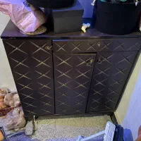 جا کفشی چوبی طرح دار|جاکفشی، کمد، دراور|پرند, فاز ۴|دیوار