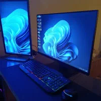 مانیتور دل 24 فریم لس ips led