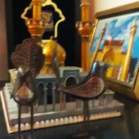 گنجشک نقره کوب علامت پا کوتاه وپا بلند پر نقره|کلکسیون اشیاء عتیقه|اصفهان, حسینآباد|دیوار