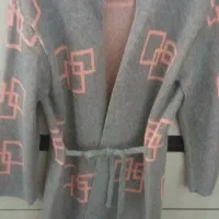 بافت نو سایز ۴۰۴۲ مانتو حصیری سایز ۵ دوبار پوشیده