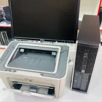 سیستم  همراه پرینتر کیس hp و مانیتور دانش آموزی|رایانه رومیزی|شهرکرد, |دیوار