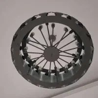 لوستر مدرن.کلاسیک|لوستر و چراغ آویز|کرج, گوهردشت|دیوار