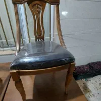 صندلی چوبی گیتاری|میز و صندلی غذاخوری|میانه, |دیوار