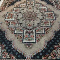 یک جفت فرش9 متری کاشان 700شانه تراکم2250مدل ناردون