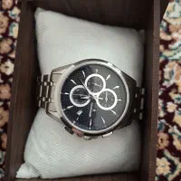 ساعت رومانسون زنانه نقراه ای مشکی