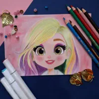 آموزش نقاشی فانتزی و انیمیشنی به صورت آفلاین|خدمات آموزشی|تهران, بهجتآباد|دیوار